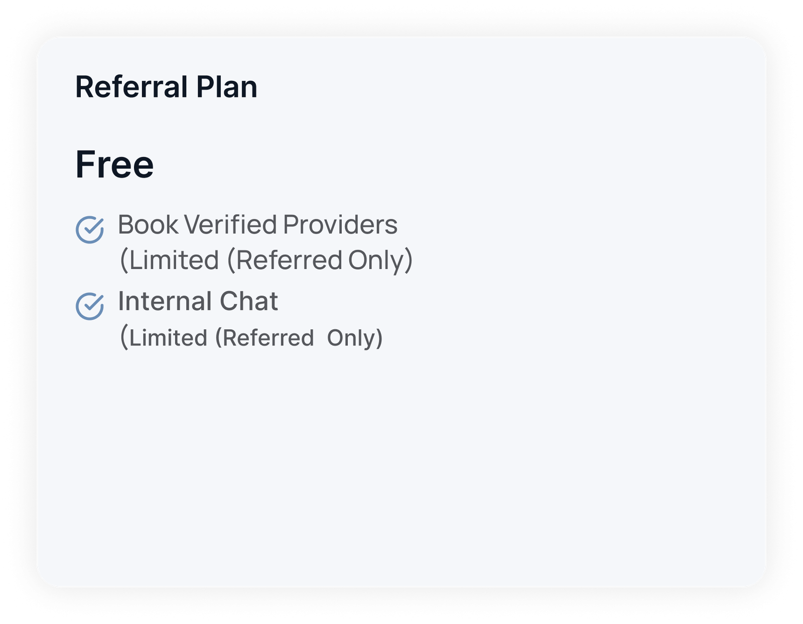 Referral Plan